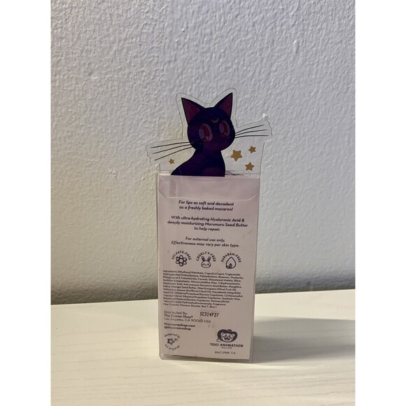 3X THE CREME SHOP X SAILOR MOON -LUNA MACARON LIP BALM New Moisturizing Berry - Picture 7 of 8